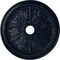 Ekena Millwork Winsor Ceiling Medallion (Fits Canopies up to 4"), 27 1/2"OD x 4"ID x 1 1/2"P, Midnight Dream CM27WIMDF - alternate 1